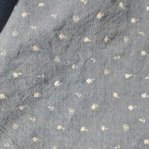 U.S. Polo Assn. Men's Short Sleeve Button-Up Shirt Blue with White Print